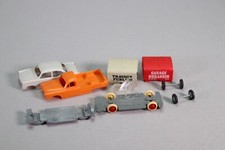 DF028 JOUEF/PRALINE train Ho 1/87 Lot Simca Ariane + Peugeot 403 plateau baché