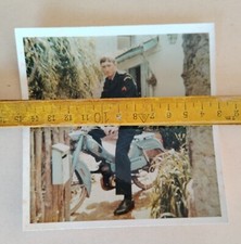 MOBYLETTE LA BLEUE  AV 68 MOBYMATIC 1960 PHOTO ARGENTIQUE ANCIENNE ORIGINAL TBE