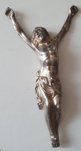 Christ crucifix argent - crucifix, en