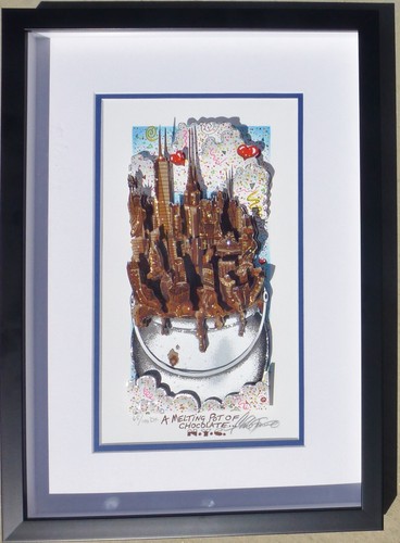 Charles fazzino melting pot - fazzino, un