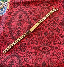 ANCIENNE GOURMETTE PLAQUÉ OR