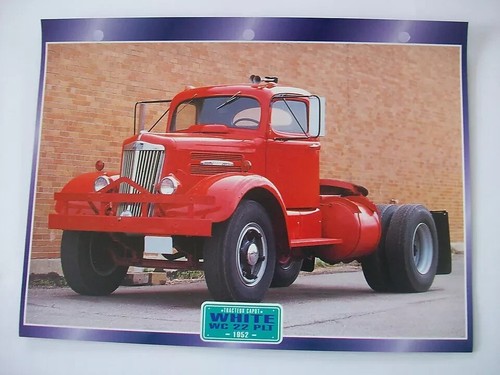 Carte fiche camion tracteur - carte,