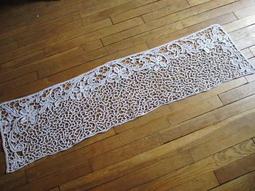 Haut grand rideau dentelle - de,