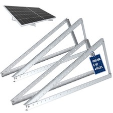 NuaSol Support pour panneau solaire jusqu'à 105 cm Réglable de 0 à 90 ° Lot de 4