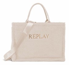 REPLAY sac à épaule Shoulder Bag Cream White