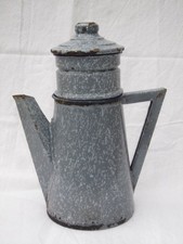 Ancienne cafetiere emaillee - cafetiere,