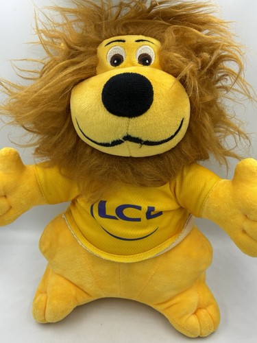 Peluche lion mascotte lcl tour - mascotte,