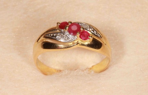 Bague jaune 750 - /, ct