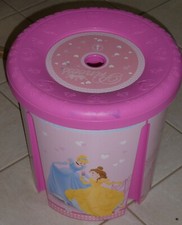 Coffre à jouets cylindrique DISNEY PRINCESS