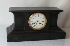 Pendule marbre noir style NIII