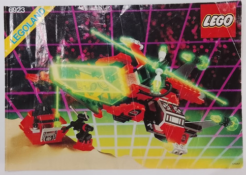 Lego notice space tron 6923 - space, m-tron