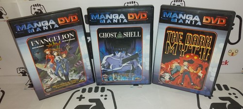 Lot dvd manga mania - lot, evangelion