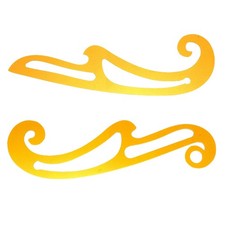  2 pièces règle de découpe