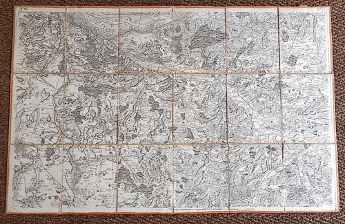 Carte map cassini xviii - carte, n°