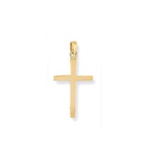 Pendentif croix en or jaune
