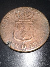 Louis XVI – 12 deniers cuivre 1787 T (Nantes)