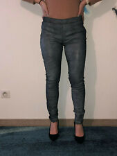 pantalon cuir agneau gris