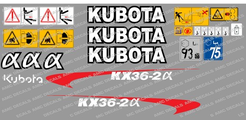 Kubota kx36 ensemble - kx36-2a,