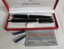 PARURE STYLO PLUME BILLE CASTELLO ENZO VARINI AVEC CERTIFICAT NEUF JAMAIS SERVI