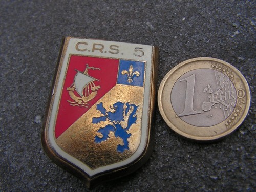 Insigne police francaise crs - ,
