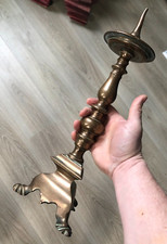 Ancien Pique Cierge Eglise Religieux Bronze XVII-XVIIIéme Haute Epoque