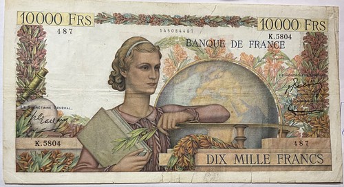 10000 francs génie français - francs,