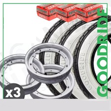 3.00-10" Roue Complète