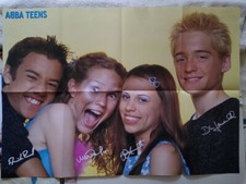 Abba Teens A-Teens Dhani Marie Sara Amit Poster Magazine Sweden 1990s
