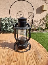 Ancienne lampe, lanterne de chemin de fer Américaine . HANDLAN ST LOUIS