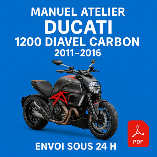 Manuel atelier ducati - atelier, 1200