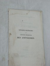 LIVRE ANCIEN SUR LES ANÉVRISMES CHIRURGIE GRAND CHIRURGIEN LISFRANC 1834
