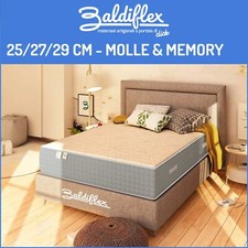 Matelas À Ressorts Et Mémoire Orthopédique Respirante Doublure Aloe Luxury