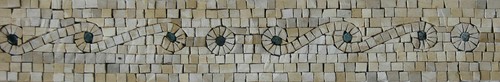 Green dots arc - arc, motif
