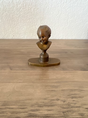 Petit buste enfant bronze - buste, en