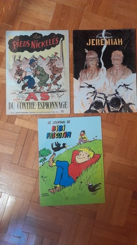 Lot plaques métal bibi - plaques, bd