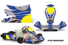 Autocollants Graphiques De Karting Pour KG Freeline Birel Cadet WARHAWK U