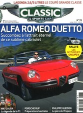 CLASSIC & SPORTS CAR 78 ALFA