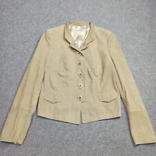 Veste Blazer En Cuir Suédé Femme Schneiders Salzburg D-40 GB-14 USA-10
