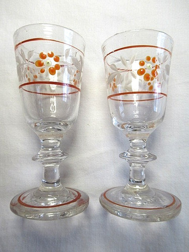 Verres liqueur emailles - 2, a