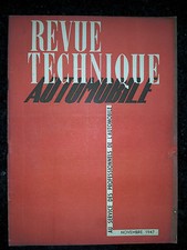 Revue Technique Automobile novembre 1947 La Lancia Ardennes  "régloscope" CIBIE