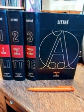 le littré en 3 volumes - dictionnaire de la langue française
