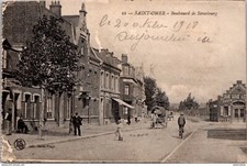 22105 cpa 62 Saint Omer - Boulevard de Strasbourg