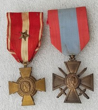 LOT 2 MEDAILLES : TOE theatres opérations exterieurs + VM valeur militaire