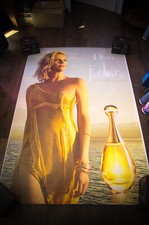 DIOR CHARLIZE THERON C Large French Vintage Advertising Fashion Poster Original