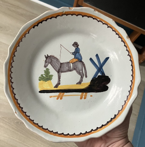 Ancienne belle assiette - ancienne,