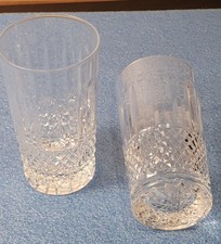 2 verres à orangeade modèle Tommy en cristal de Saint Louis