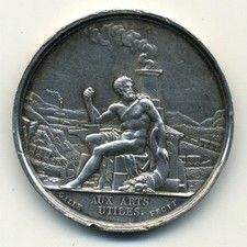 (3925) RARE Médaille Argent
