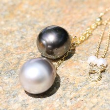 collier gold filled en perle