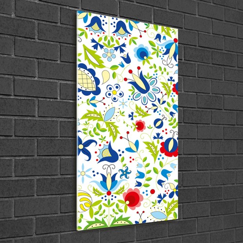 Tulup tableau sur verre - sur,