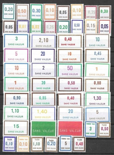 France timbres fictifs lot - timbres, de